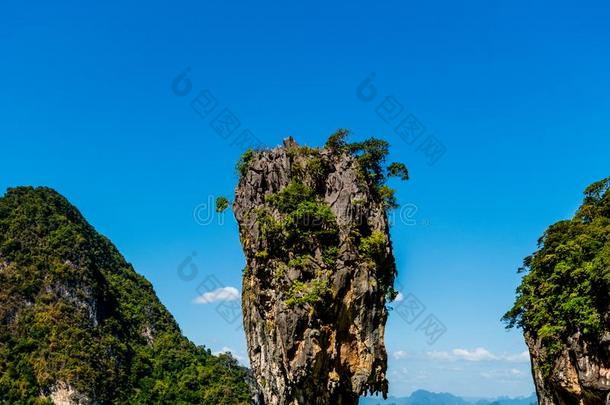 詹姆士纽带岛在人名NationalGraphicalAssociation全国印刷协会湾在近处普吉岛,泰国