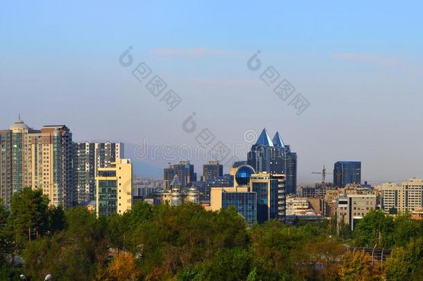 阿拉木图城市风景