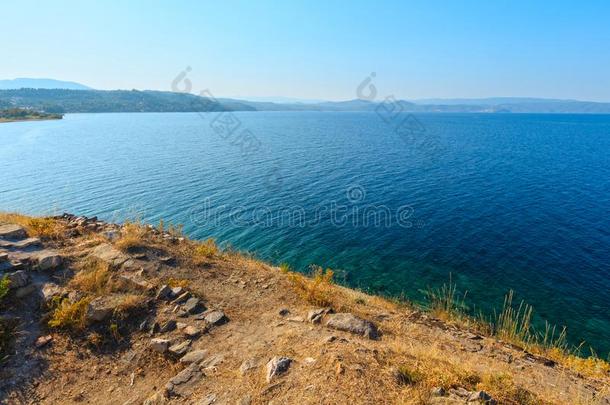 爱琴海(地中海的一部分海海岸<strong>哈尔基迪基</strong>,希腊.