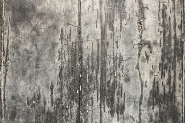 质地关于老的木材和有裂缝的颜料关于黑暗的灰色颜色