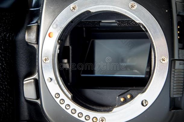 side-lookingrar<strong>侧视</strong>雷达照相机身体金属刺刀透镜登上在外部透镜