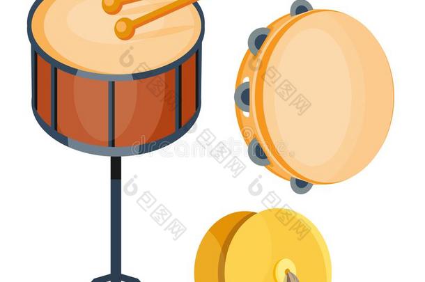 音乐的鼓木材节奏音乐仪器系列放置关于帕库西