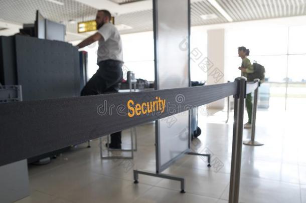 安全检查关于行李采用机场