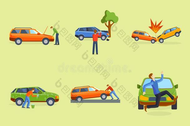 汽车碰撞碰撞交通保险安全汽车紧急事件