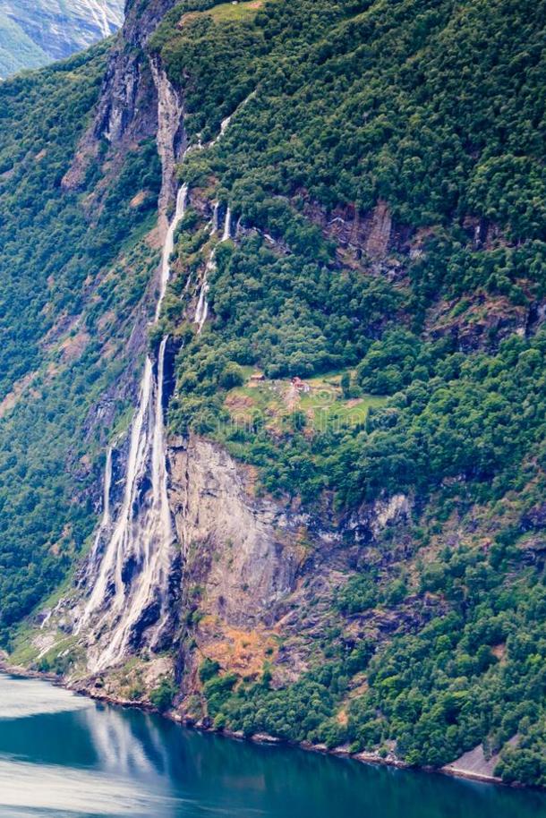 看法向吉兰格福德从浮动观点挪威