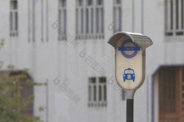 不列颠的出租车出租车-停放斑点-电传照相射手