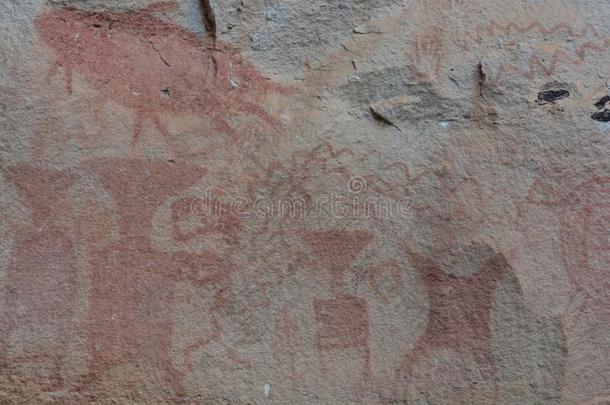 3,000年-老的悬崖上油漆.