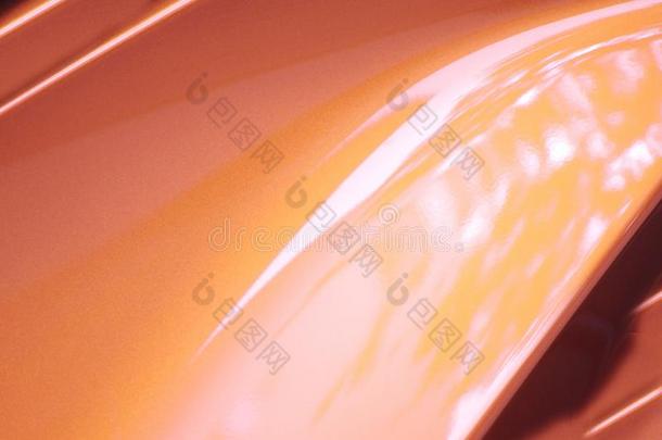 桔子金属的曲线形成一抽象的背景.