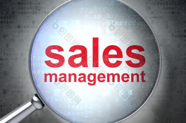 销售观念:销售的管理和视觉的玻璃