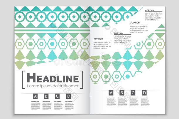 抽象的矢量布局背景放置.为艺术样板设计,