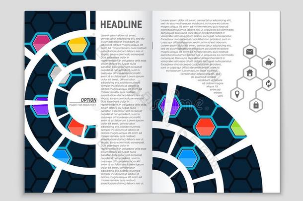 抽象的矢量布局背景放置.为艺术样板设计,