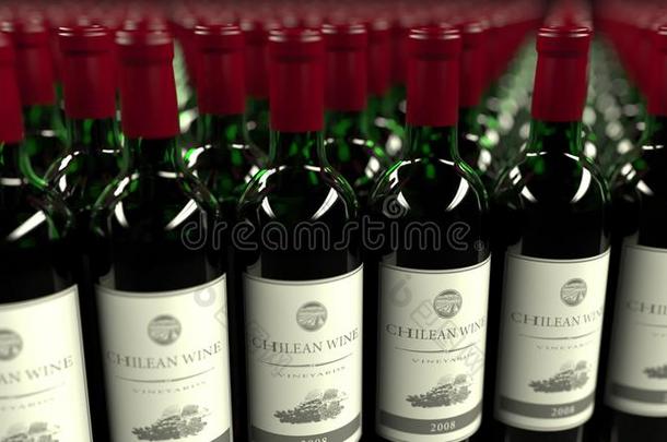 许多瓶子关于智利人葡萄酒,3英语字母表中的第四个字母翻译