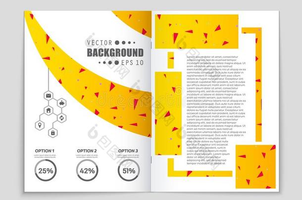 抽象的矢量布局背景放置.为艺术样板设计,