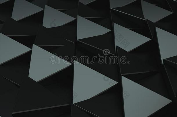 模式关于黑的三角<strong>形棱</strong>柱体