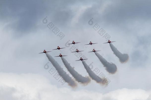 RoyalAirForce英国皇家<strong>空军</strong>红色的矢天空展览