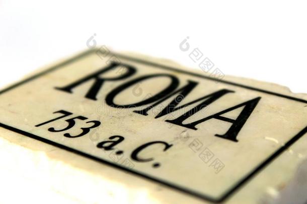 大理石瓦片和罗玛来源于拉丁语<strong>文字</strong>