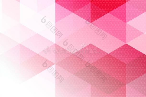 粉红色的几何学的抽象的矢量背景