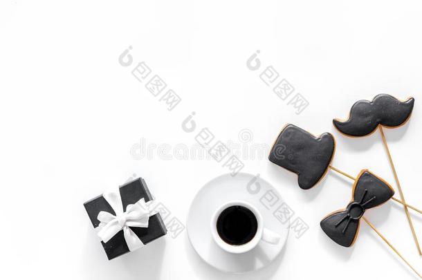 黑的关系,胡子和帽子甜饼干向乡间为幸福的父亲`英文字母表的第19个字母