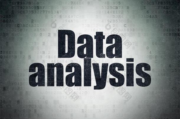 资料观念:资料分析向数字的资料纸背景