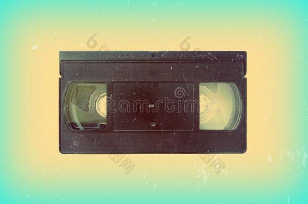 老的磁带录像盒式录音带