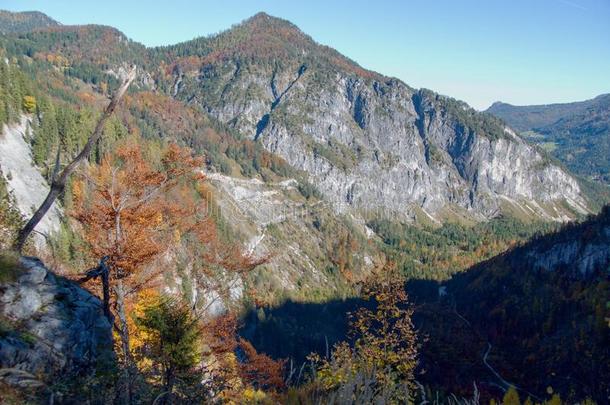 秋徒步旅行向<strong>赚钱</strong>的产品或生产普里尔山