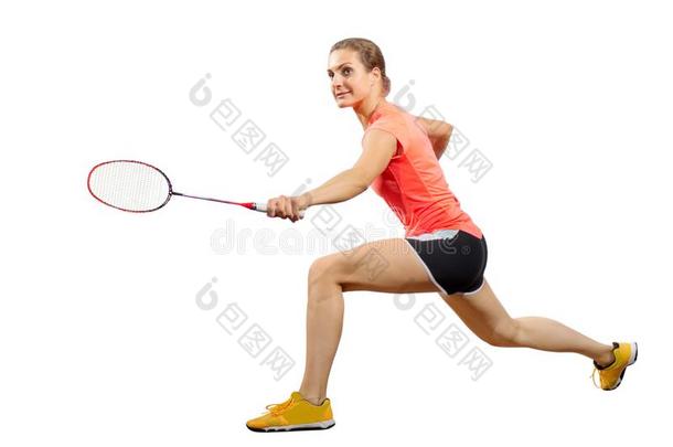 年幼的女人羽毛球演员DOS命令：显示DOS版本号在外部羽毛球