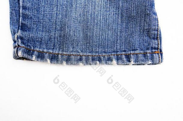 <strong>斜纹</strong>粗棉布牛仔裤背景和接缝关于牛仔裤时尚设计.