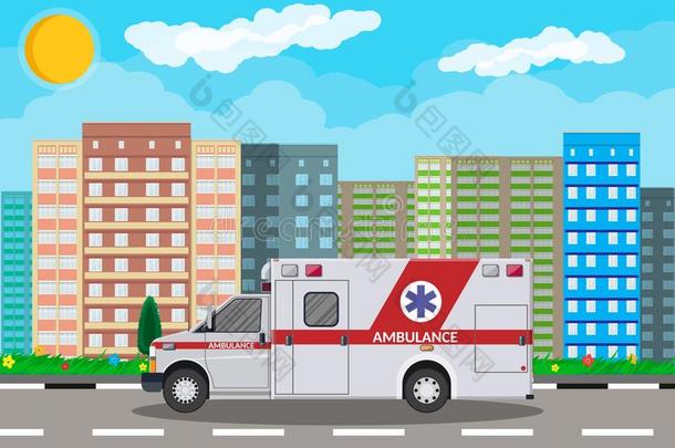 救护车汽车紧急情况车辆医院运送