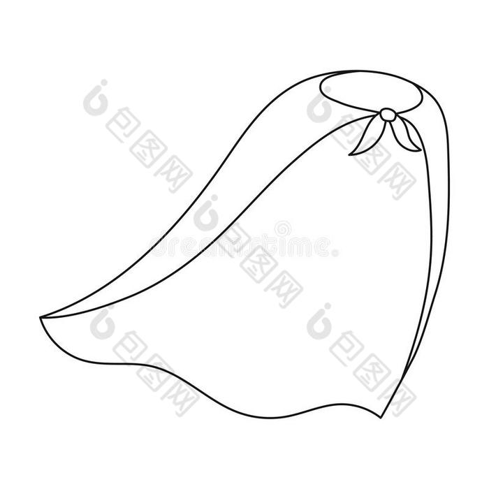 披风单一的偶像采用采用方式披风矢量象征股