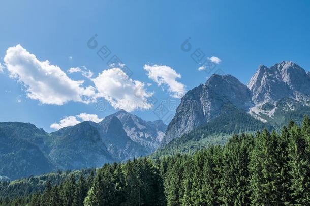 指已提到的人风景关于山采用蒂罗尔,巴伐利亚