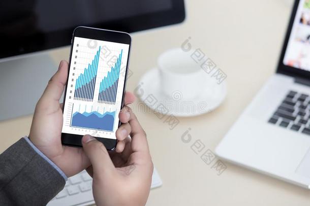 统计分析商业资料图表生长增加交易