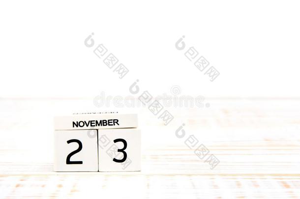 十一月23Thailand泰国.影像关于十一月23Thailand泰国日历向白色的后台