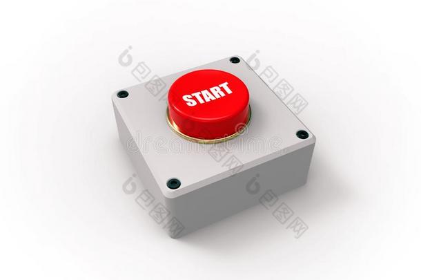 红色的按钮,开始,向指已提到的人基础.