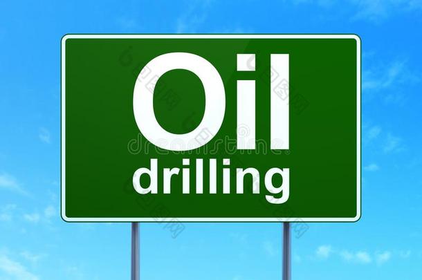 制造业观念:油演练向路符号背景