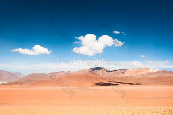 沙漠风景向<strong>高原高原</strong>,玻利维亚条子毛绒