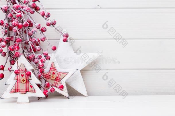 圣诞节树枝.圣诞节招呼卡片.象征圣诞节.