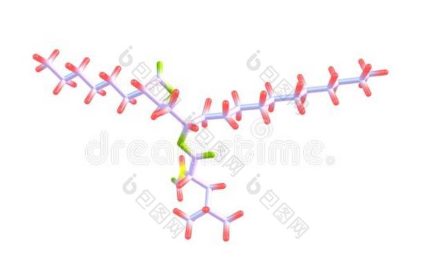 <strong>奥利</strong>斯特分子的结构隔离的向白色的