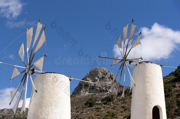 风车和山采用克利特岛,希腊