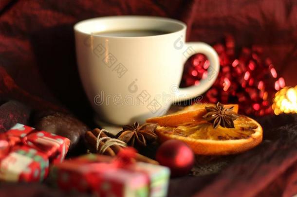圣诞节咖啡豆时间