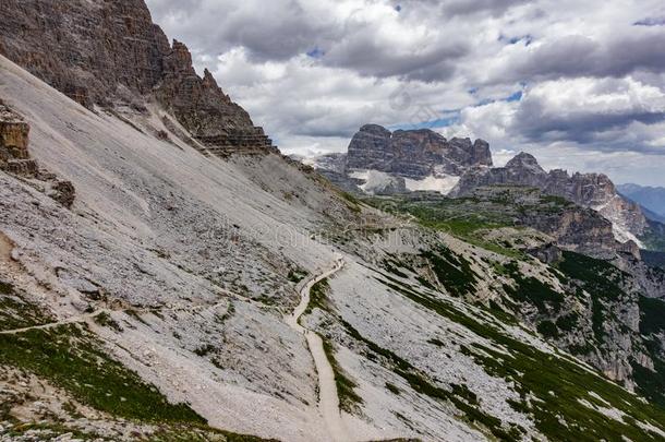 特尔峰diameter直径拉瓦雷多徒步旅行小路和旅行者