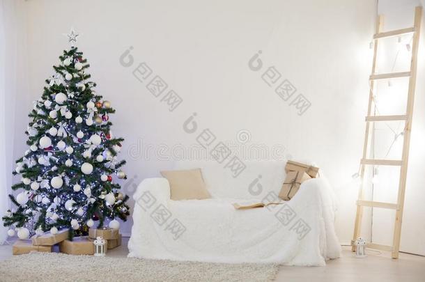 圣诞节卡片圣诞节树和圣诞节礼物2018