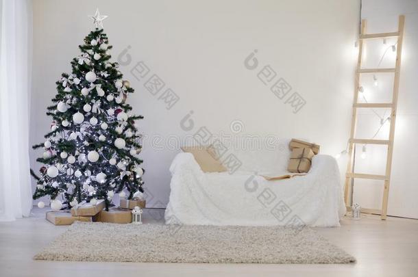 圣诞节卡片圣诞节树和圣诞节礼物2018