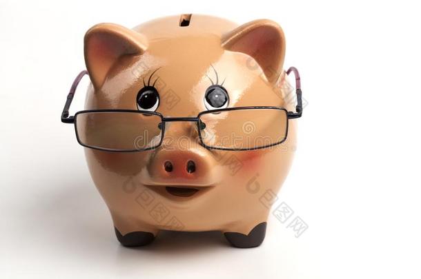 小猪银行和眼镜