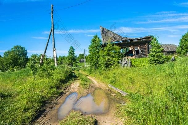 被放弃的村民关于巴甫洛夫。采用指已提到的人科斯特罗马地区.