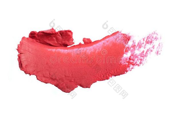 红色的口红一击为化妆同样地样品关于化妆品产品