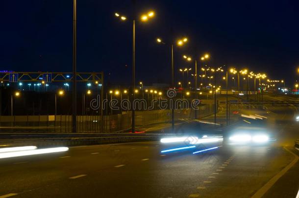 公路交通cablerelayst在i向s电缆继电器站在夜布莱德.cablerelaystati向s电缆继电器站活动的向路向Bri