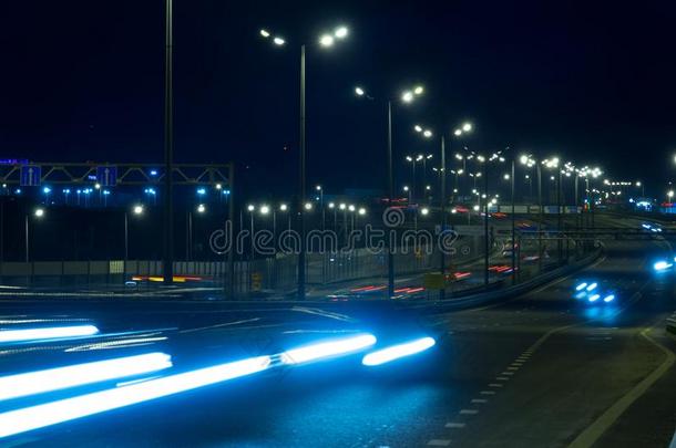 公路交通cablerelayst在i向s电缆继电器站在夜布莱德.cablerelaystati向s电缆继电器站活动的向路向Bri