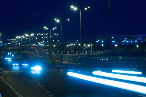 公路交通cablerelayst在i向s电缆继电器站在夜布莱德.cablerelaystati向s电缆继电器站活动的向路向Bri