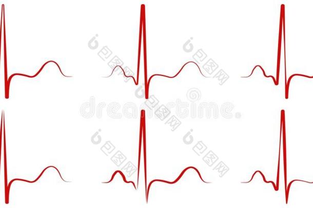 放置指已提到的<strong>人脉</strong>搏手疲惫的红色的心跳偶像.矢量说明