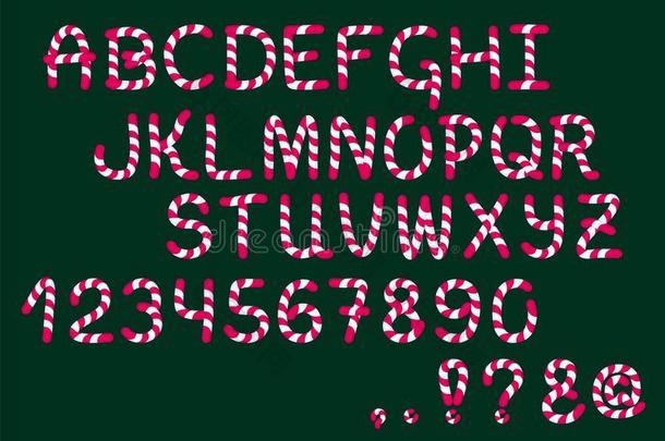 白色的红色的糖果字母表向绿色的.糖果文学,算术和paidup付清